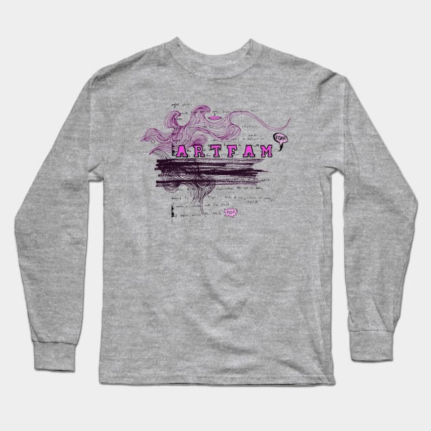 ARTFAM 2010 - waves Long Sleeve T-Shirt by todd_stahl_art